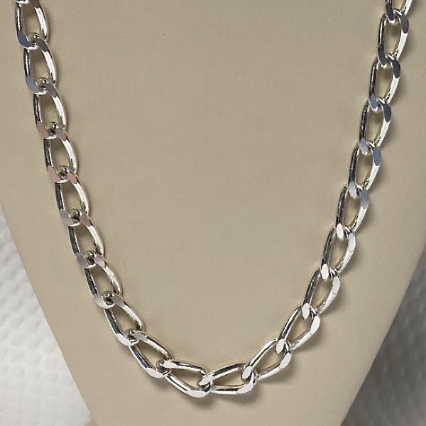 Sterling Silver Oval Link 18"