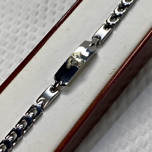 Stainless & Gold Ladies Medical Alert Bracelet