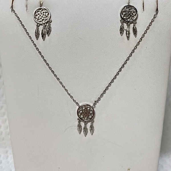 Silver Dream Catcher Set