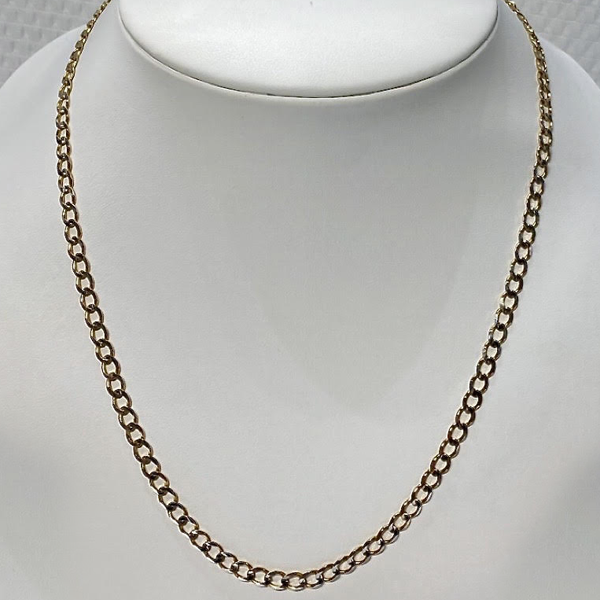 Yellow Gold 10kt. 20" Curb