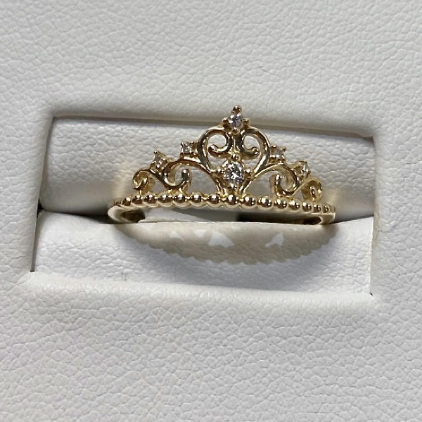 Yellow Gold 10kt. Diamond 0.25ct
