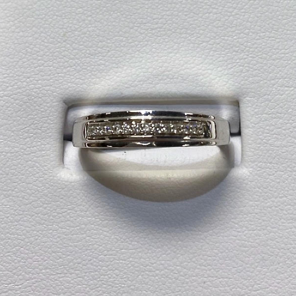 White Gold 10kt. Diamond Ring 0.10ct