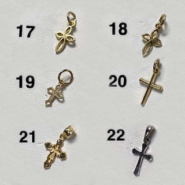 Cross Pendants 10kt. Gold