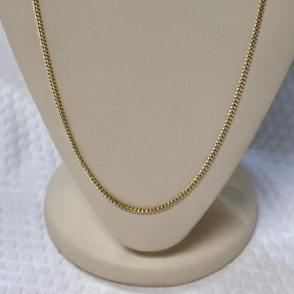 Yellow Gold 10kt. Tight Link Curb 20"