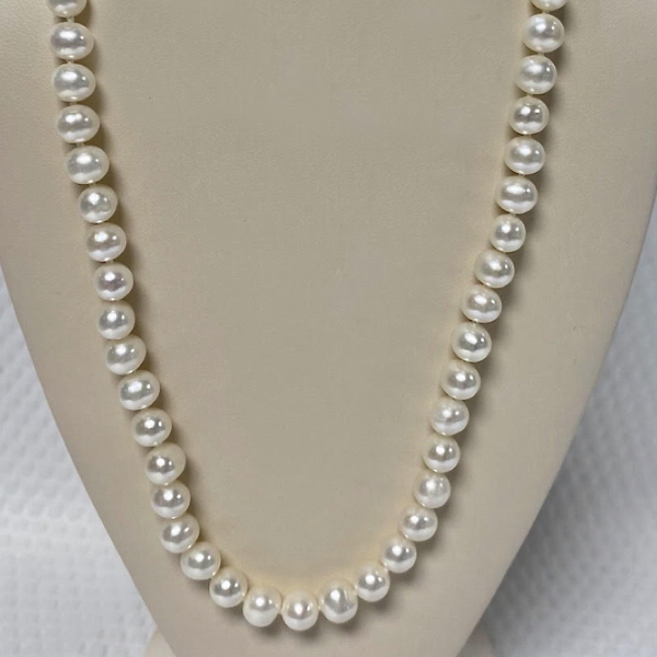 7mm Fresh Water Pearls 18"