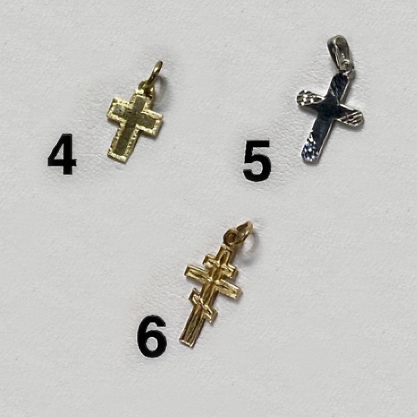 Cross Pendants 10kt. Gold