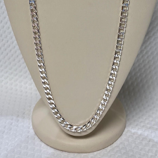 Sterling Silver Square Link 20"