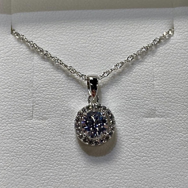 Silver Cubic Necklace
