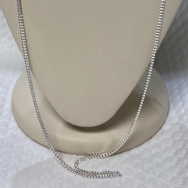Sterling Silver Light Curb 24"