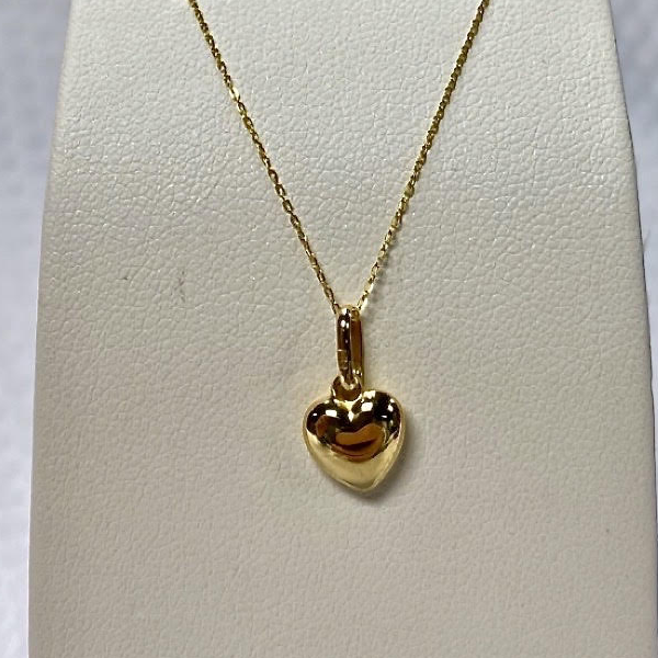 Heart- Yellow Gold 10kt. Kids Pendant