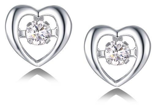 Sterling Silver & Cubic Studs