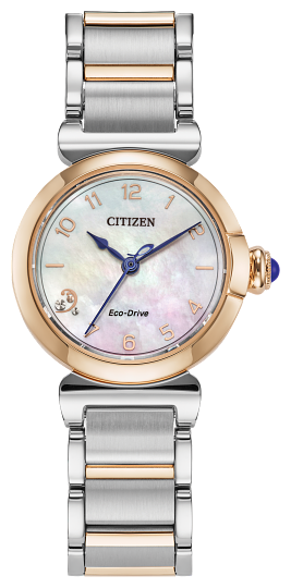 ladies two-tone citizen eco-drive watch