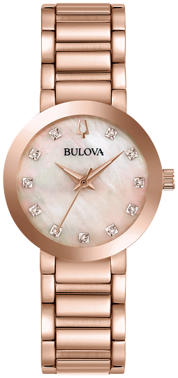 ladies bulova watch 11 diamonds