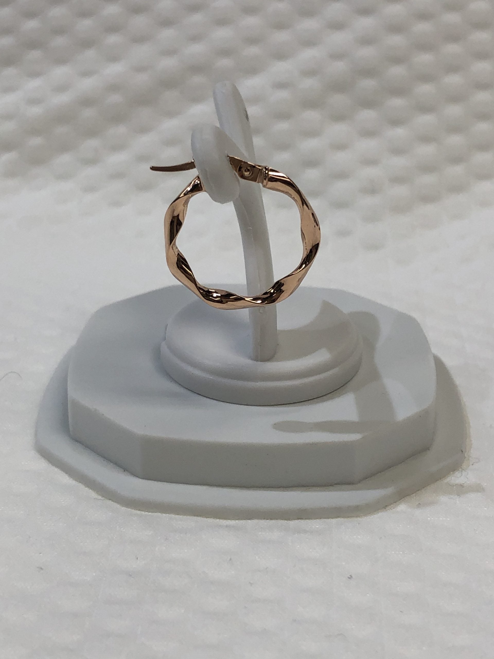 Rose Gold 10kt. Hoop Earrings