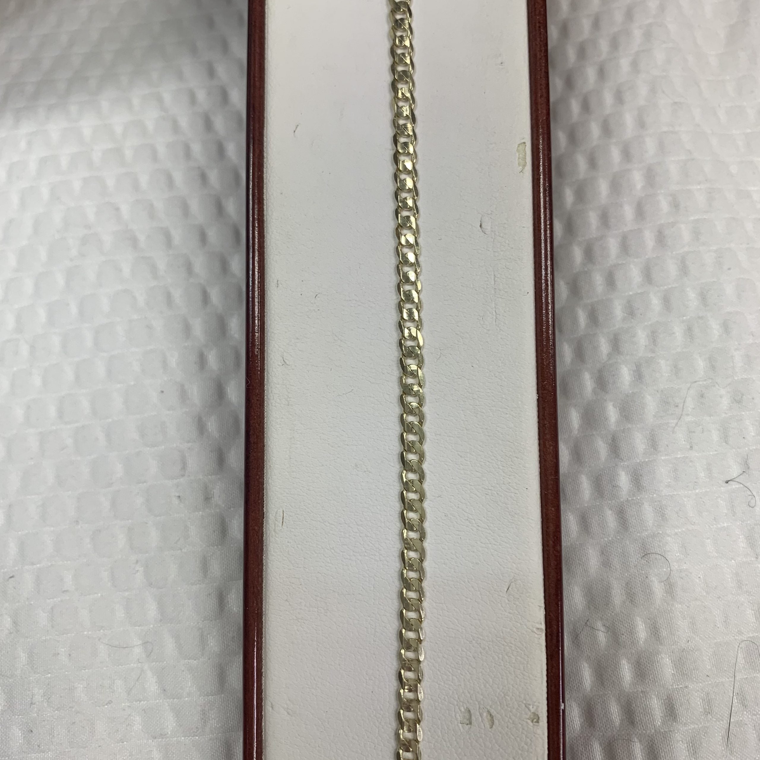 10kt Yellow Gold Curb Anklet