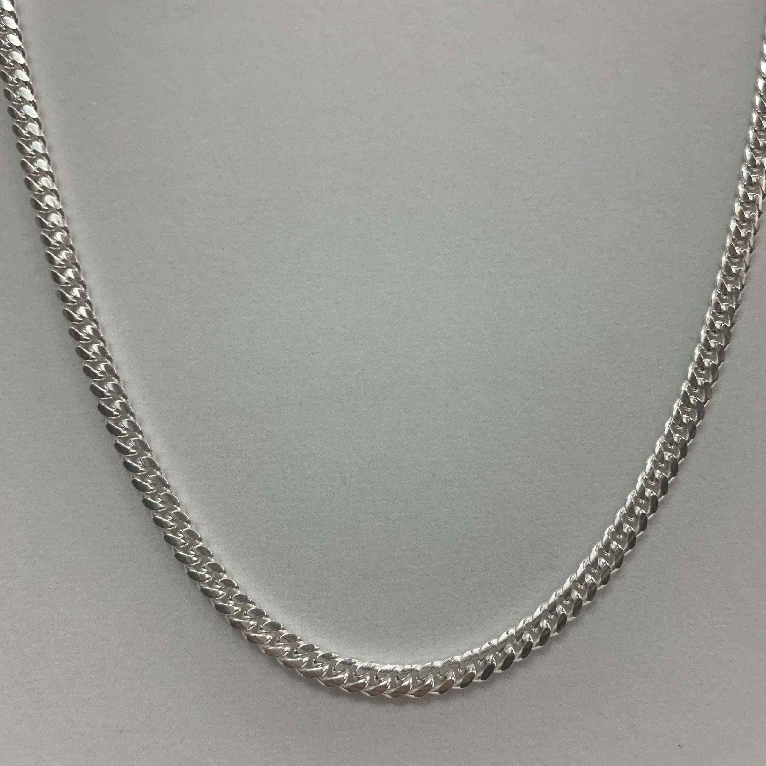 Sterling Silver Miami Cuban Chain 20"