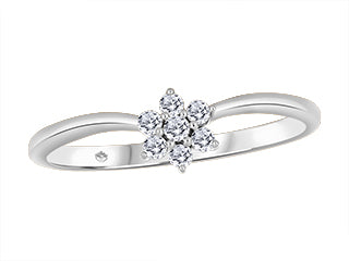 10kt white gold diamond ring .11cttw (also comes in yellow gold)