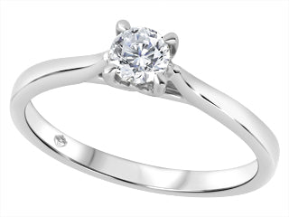 14kt White Gold .30cttw Diamond Engagement Ring