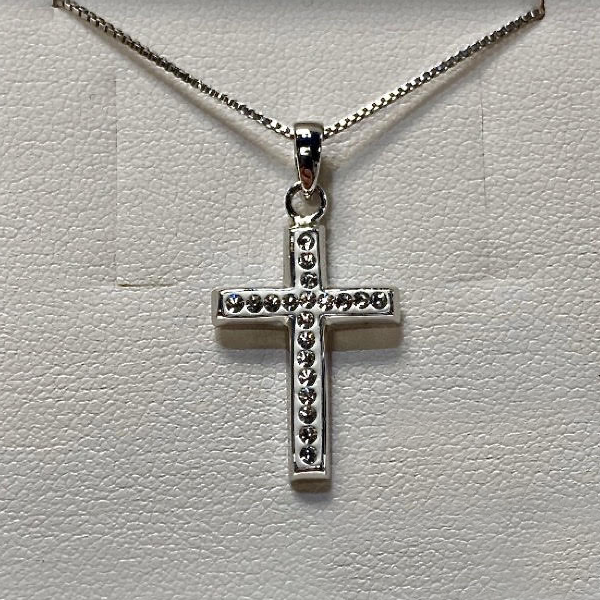 Silver Cubic Necklace
