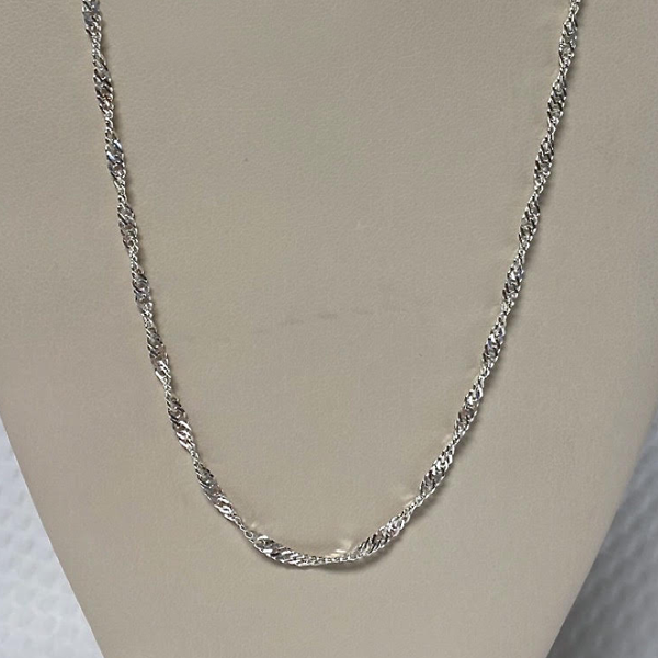 Sterling Silver Singapore 16"