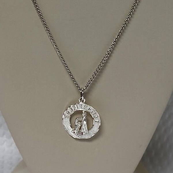Silver Chain 18" & Confirmation Pendant