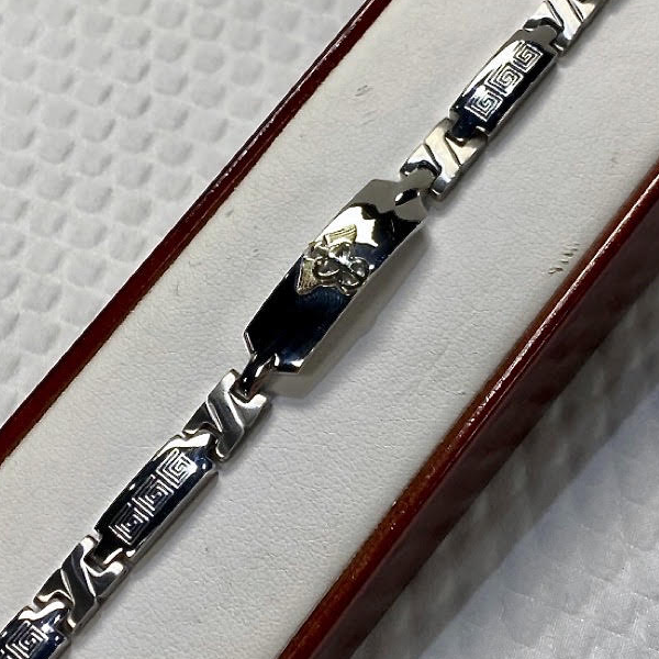 Stainless & Gold Ladies Medical Alert Bracelet