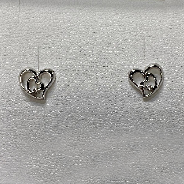Silver Cubic Studs