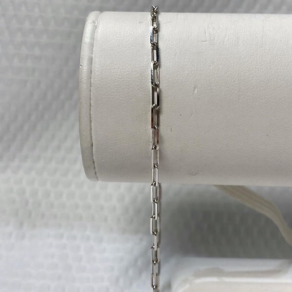 White Gold 10kt. Anklet 10"
