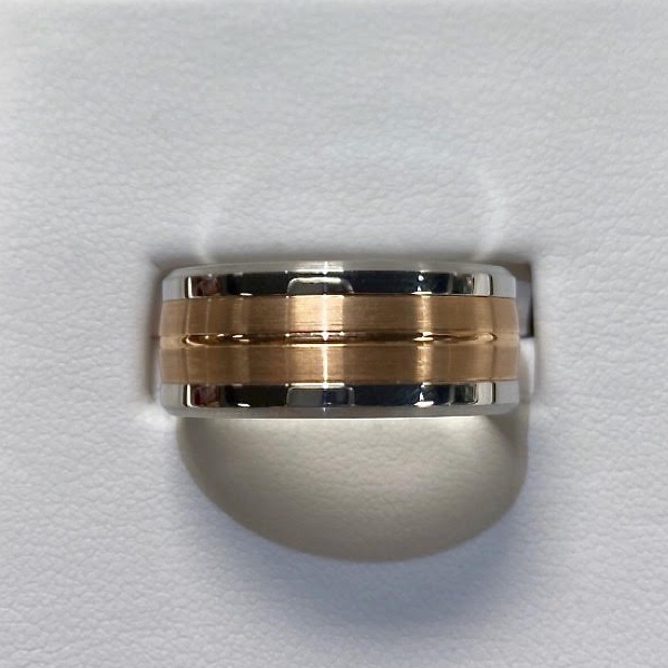 Cobalt & Rose Gold 14kt. Ring 9mm