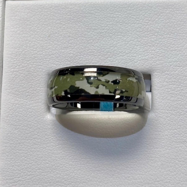 Ceramic Camo Ring 8mm