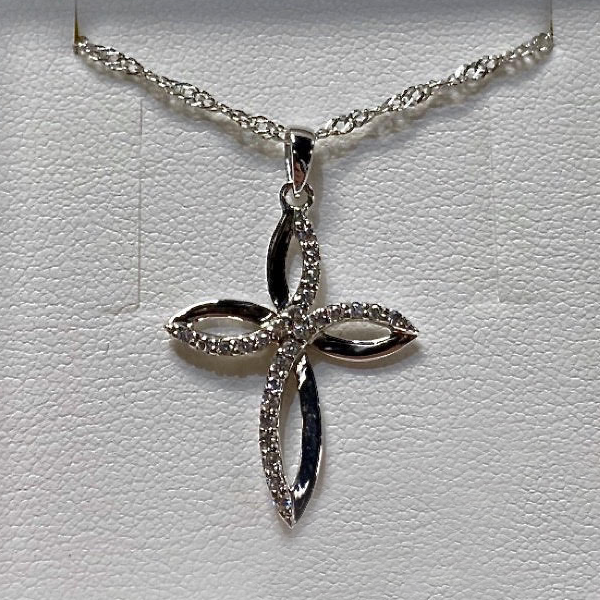 Silver Cubic Necklace
