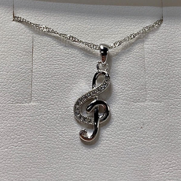 Silver Cubic Necklace