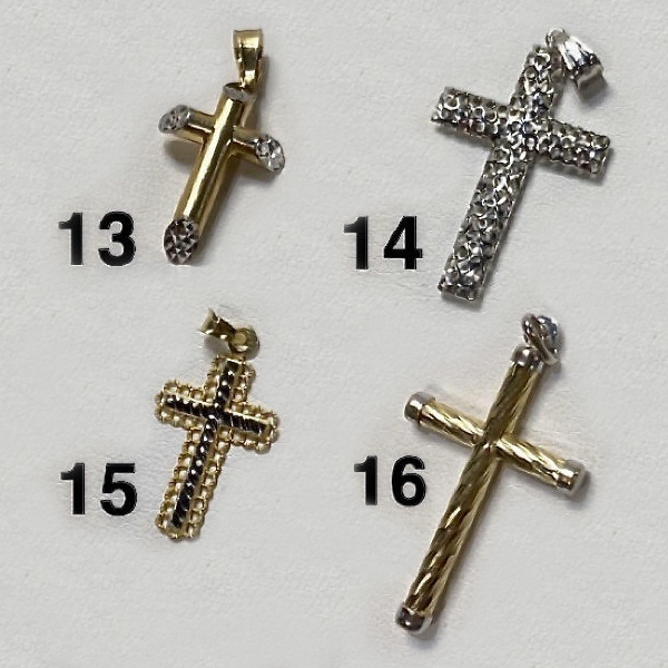 Cross Pendants 10kt. Gold