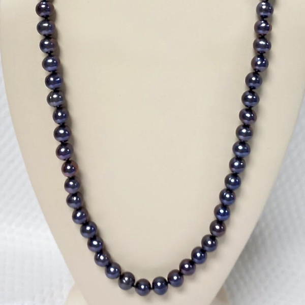 7mm Fresh Water Pearls 18"
