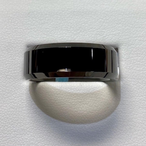 Black Tungsten Ring 8mm