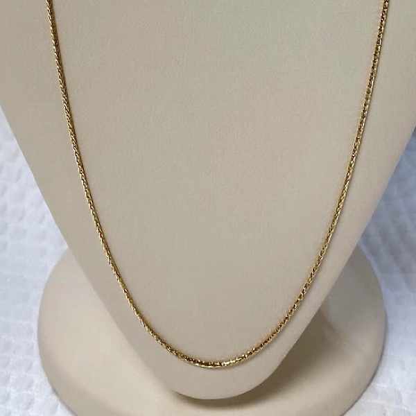 Yellow Gold 10kt. Wheat 20"