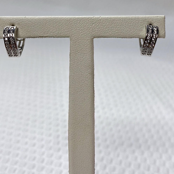 Silver Cubic Huggies