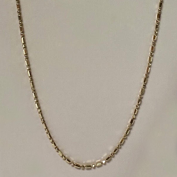 Yellow Gold 10kt. Solid Link 18"