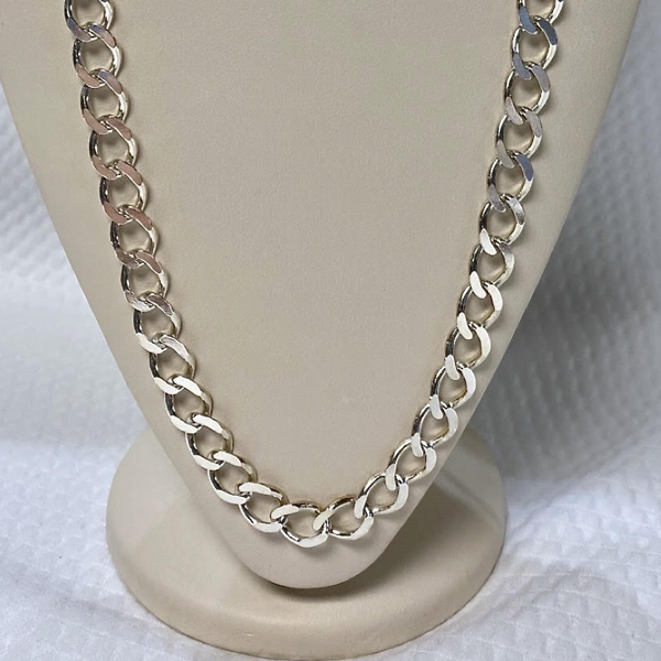 Sterling Silver Oval Link 20"