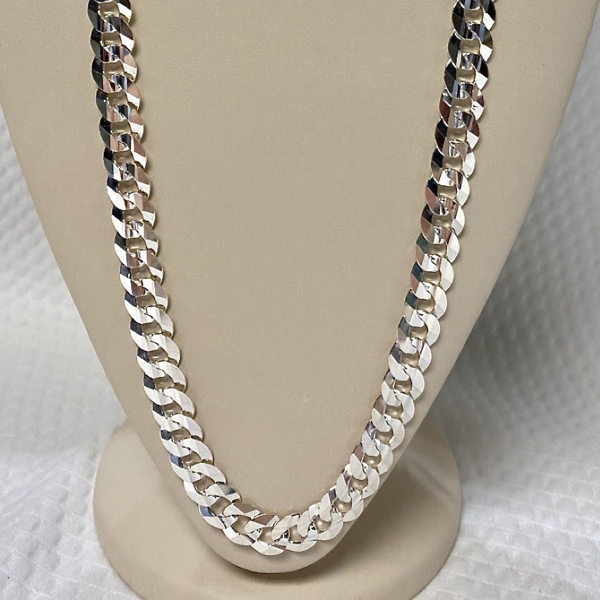 Sterling Silver Curb 20"