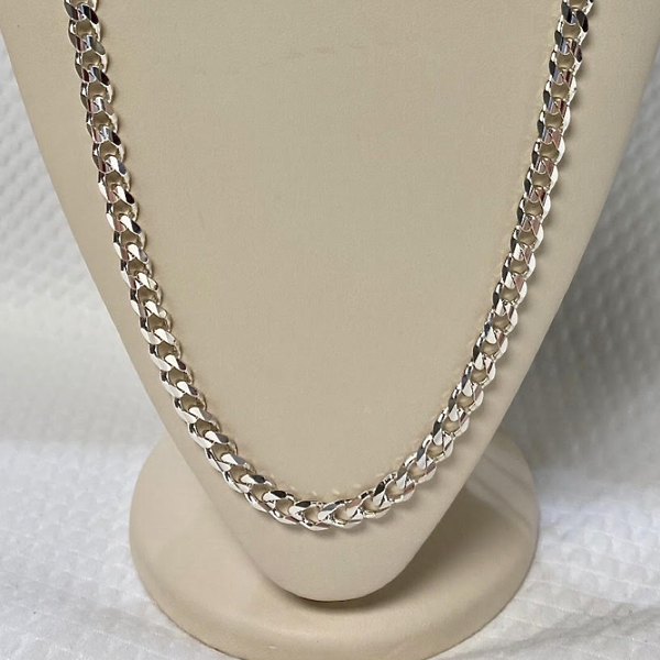 Sterling Silver Curb 20"