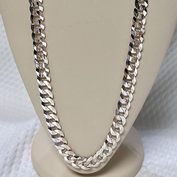 Sterling Silver Curb 20"