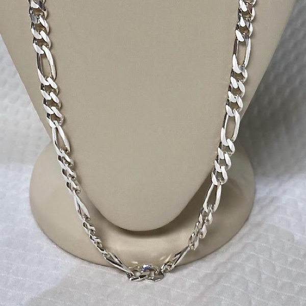 Sterling Silver Figaro 22"