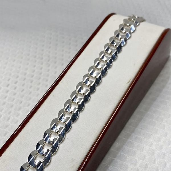 Sterling Silver Curb Bracelet