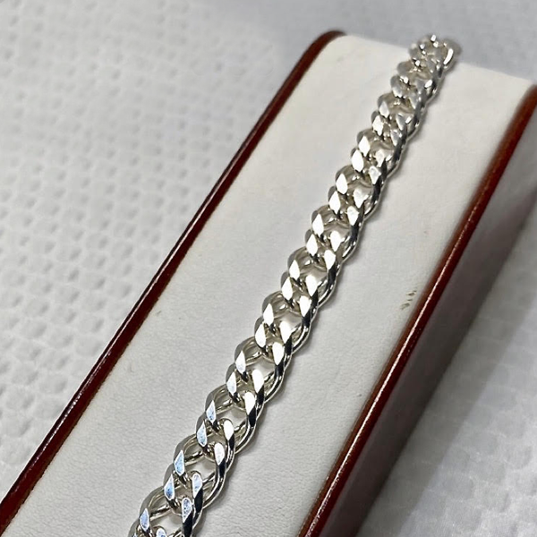 Sterling Silver Double Curb Bracelet