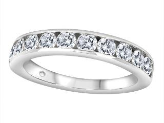 14kt white gold 1.00cttw Diamond anniversary, wedding band