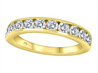 14kt yellow gold .50cttw anniversary, wedding band