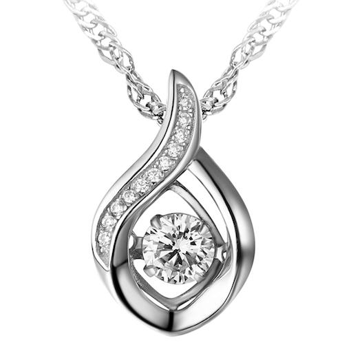 Sterling Silver Cubic Pulse Pendant