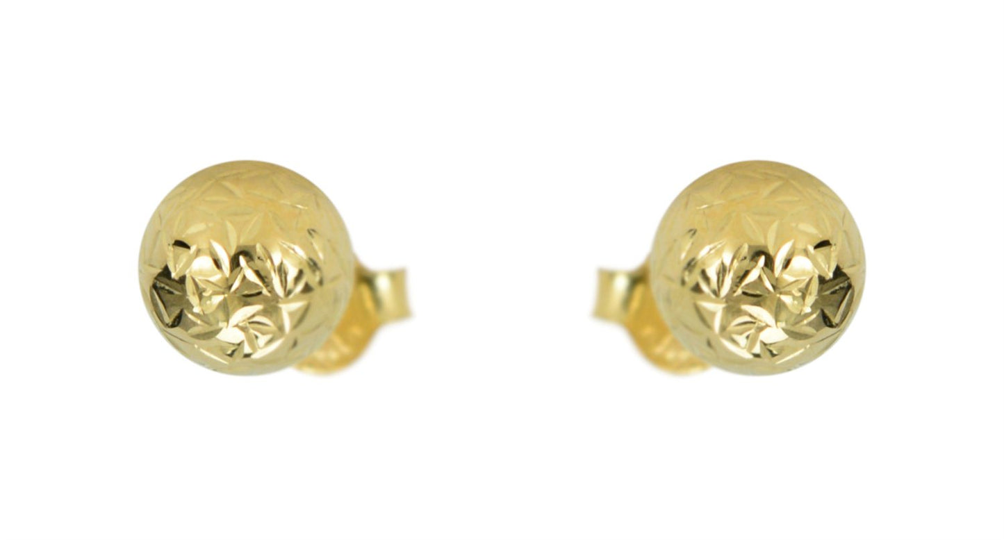 14kt Yellow Gold Studs
