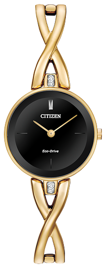 ladies eco-drive watch, bangle style